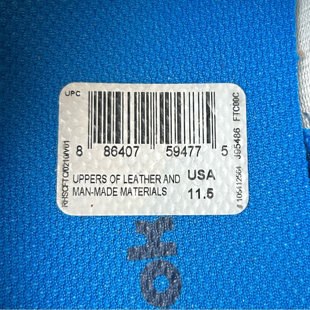 Reebok Royal Alpine Mens Sneakers Blue Suede Nylon Low Top J95486 Size 11.5 - Picture 6 of 7
